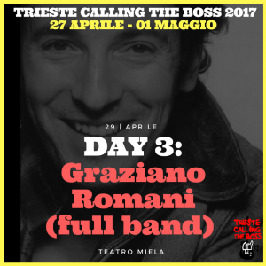 I protagonisti 2017: Graziano Romani (full band)